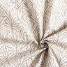 Coton enduit feuilles de palmier abstraites &ndash; taupe/ivoire,  thumbnail number 3