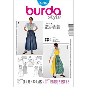 Robe folklore, Burda 8448, 