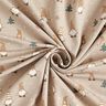 Jersey coton Lutins dans la neige – amande,  thumbnail number 3