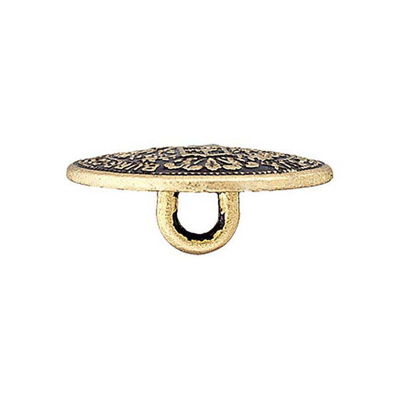 Set de boutons métalliques avec chaîne - dor métalliqueé,  image number 2