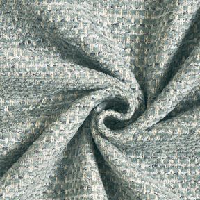 Tissu de revêtement tissu aspect bouclé coloré – roseau/crème, 