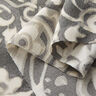 Tissu crêpe Paisley et fleurs – gris/blanc,  thumbnail number 3
