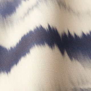Tissu d’extérieur Canvas batik – sable/bleu nuit, 