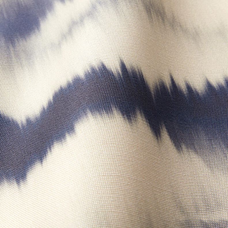 Tissu d’extérieur Canvas batik – sable/bleu nuit,  image number 3