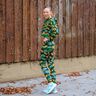 Jersey coton Ginkgo | Glitzerpüppi – vert foncé/or ancien,  thumbnail number 7