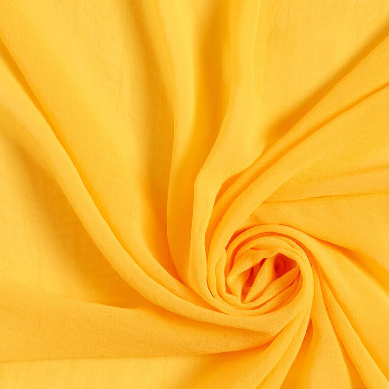Crêpe Chiffon Uni – jaune citron,  image number 1