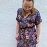 Viscose mélangé Fleurs en aquarelle – bleu nuit,  thumbnail number 7