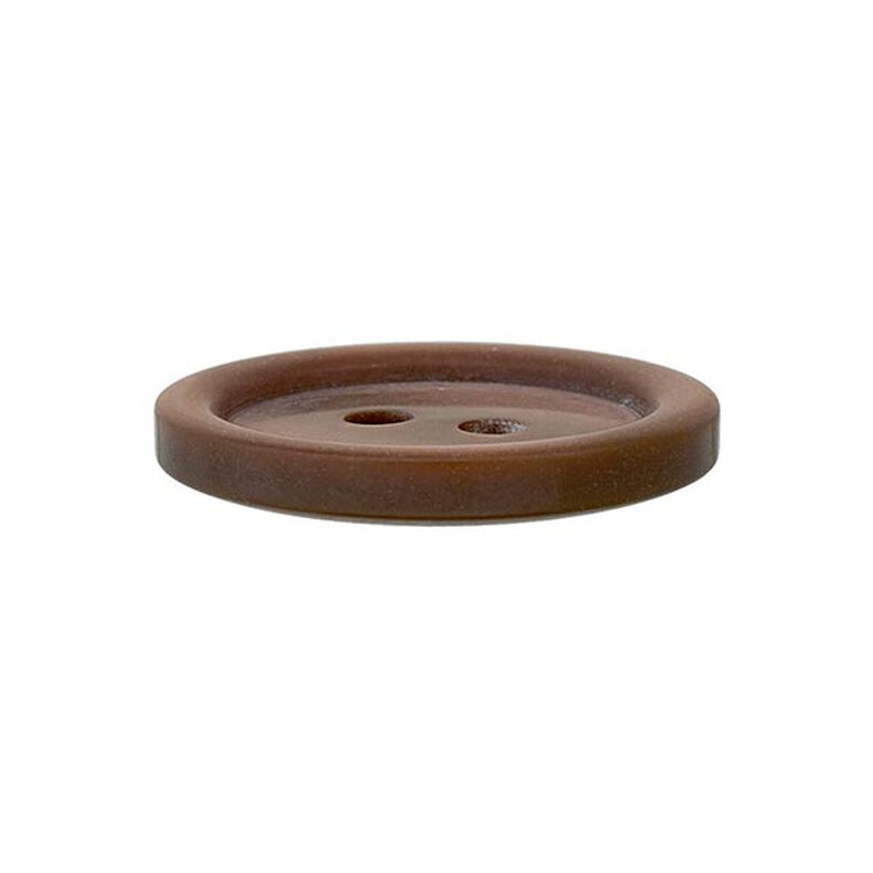 Bouton plastique 2 trous Basic - marron,  image number 2