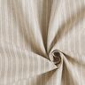 Tissu de décoration Semi-panama Rayures fines – nature/blanc,  thumbnail number 3
