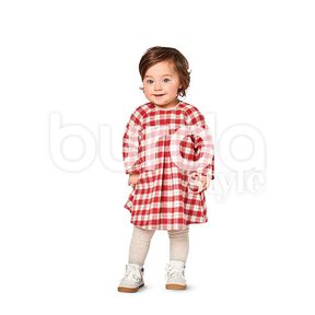 Robe ample | Blouse | manches raglan | pantalon, Burda 9348 | 68 - 98, 