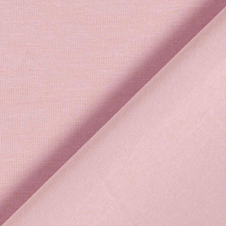 Jersey coton Medium uni – vieux rose clair,  image number 5