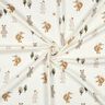Jersey coton Tiere im Wald Impression numérique | Poppy Fabrics – ivoire/anémone,  thumbnail number 3