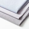 Popeline coton Rayures, teints en fil – gris/blanc,  thumbnail number 3
