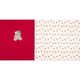 Panel French Terry Sweat d’été Nounours de Noël – écru/rouge,  thumbnail number 1