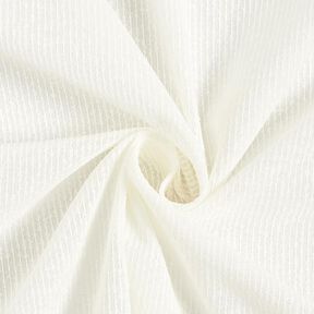 Tissu rideau rayures effet fil 300 cm – blanc, 