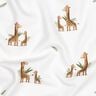 GOTS Jersey coton Famille de girafe Impression numérique | Poppy Fabrics – blanc/marron clair,  thumbnail number 2
