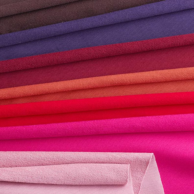 French Terry léger uni – taupe,  image number 6