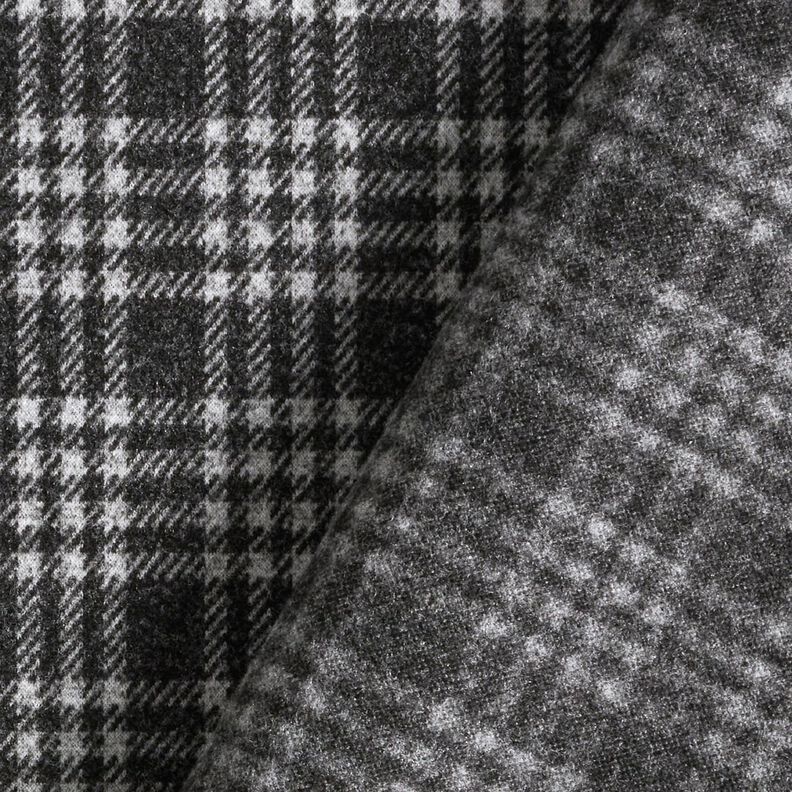 Maille pour manteau stretch à carreaux – gris clair/noir,  image number 4