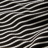 Jersey jacquard Rayures horizontales – noir/blanc,  thumbnail number 2