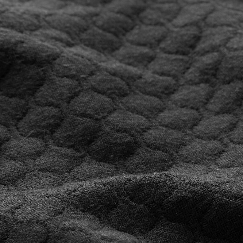 Jersey matelassé à ondulations – noir, image number 3