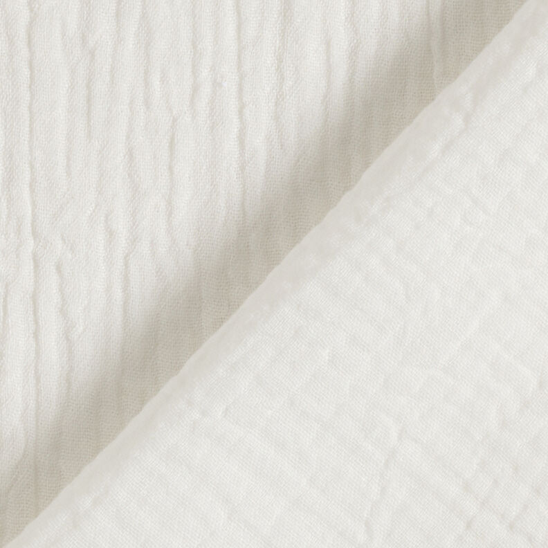 Tissu double gaze de coton – écru,  image number 4