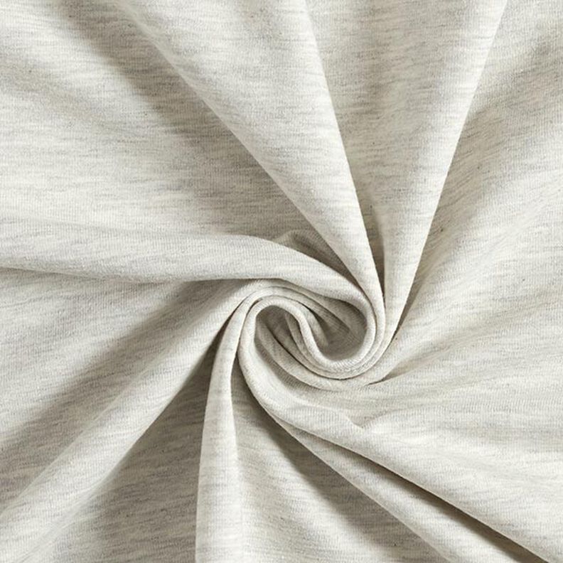 Jersey coton Medium Chiné – gris clair,  image number 1