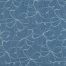 Jeans Jacquard Fleurs | Poppy Fabrics – bleu jean,  thumbnail number 1