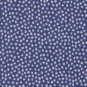 Jersey de coton Petits cercles – indigo, 