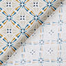 Tissu en coton Cretonne Carreaux arrondis – bleu,  thumbnail number 4