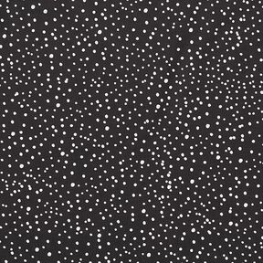 Jersey de coton Pois irréguliers – noir, 