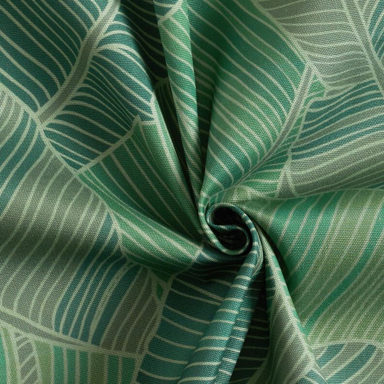Tissu d’extérieur Canvas lignes de feuilles – vert,  image number 4