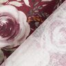 Tissu double gaze de coton Roses aquarelle Impression numérique – rouge bordeaux,  thumbnail number 5