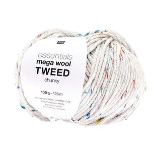 Essentials Mega Wool Tweed Chunky| Rico Design – crème, 