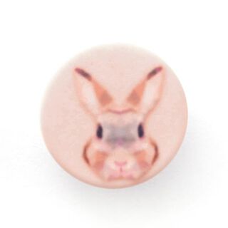 Bouton à queue Lapin [  Ø15 mm ] – mélange de couleurs, 