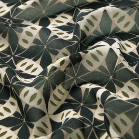 Chiffon cercles et losanges – noir/écru, 