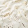 Tissu de décoration Semi-panama Fleurs séchées – beige clair,  thumbnail number 2