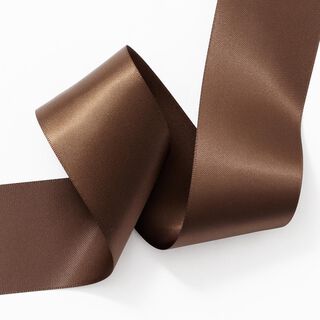 Ruban de satin [50 mm] – marron foncé, 