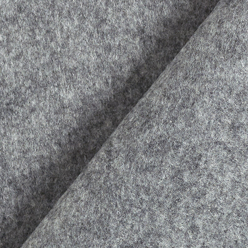 Feutrine mélangé 180 cm / 1,5 mm d’épaisseur – gris, image number 3