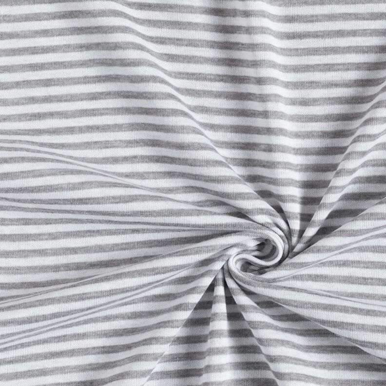 Jersey double face rayures et uni – blanc/gris,  image number 4