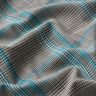 Mélange viscose Prince de Galles – turquoise/noir,  thumbnail number 2