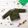 Polaire alpin Sweat douillet Uni – olive foncé,  thumbnail number 8