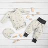 Jersey coton vrilles et plumes Impression numérique – écru,  thumbnail number 6