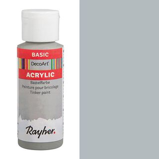 Peinture de bricolage acrylique [ 59 ml ] – gris clair, 