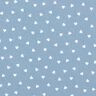 Popeline de coton bio Cœurs éparpillés – jean bleu clair,  thumbnail number 1