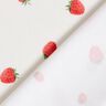 GOTS Jersey coton Fraises aquarelle Impression numérique – ivoire,  thumbnail number 4