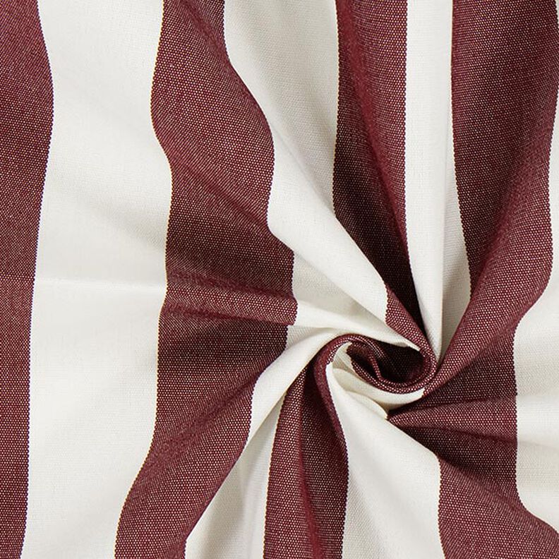 Toile pour store banne Rayures Toldo – blanc/rouge bordeaux,  image number 2