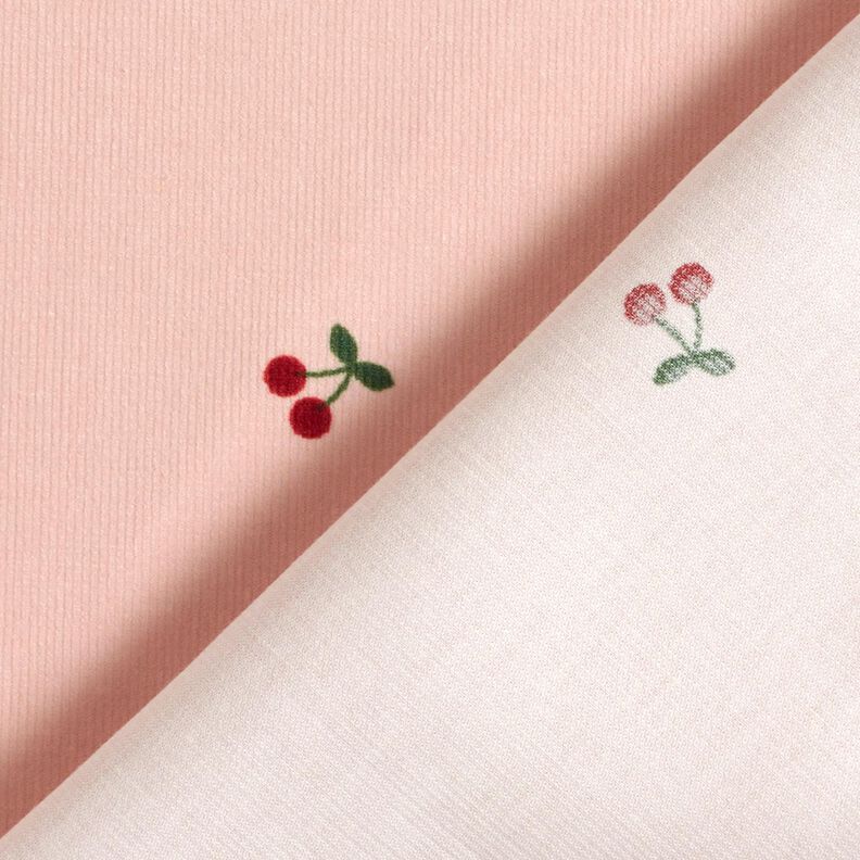 Velours milleraies Cerises &ndash; rose clair,  image number 4