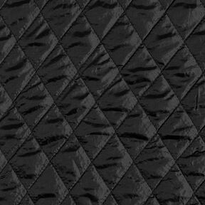 Doublure matelassée en losanges – noir, 