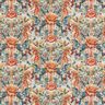 Tissu de décoration Semi-panama Fleurs et baies – nature/caramel,  thumbnail number 1