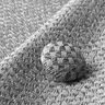 Bouton recouvert - Tissu de décoration extérieure Agora Senda - gris,  thumbnail number 2
